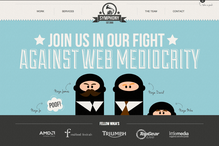 Symphony Online website preview